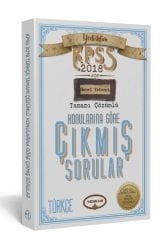 Yediiklim 2018 KPSS Türkçe Çözümlü Çıkmış Sorular Konularına Göre Yediiklim Yayınları