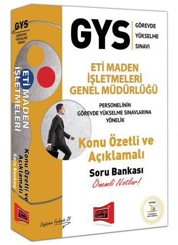 Yargı GYS Eti Maden İşletmeleri Konu Özetli ve Açıklamalı Soru Bankası Yargı Yayınları