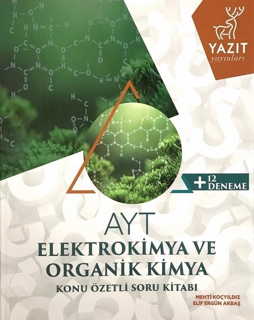 Yazıt YKS AYT Elektrokimya ve Organik Kimya Konu Özetli Soru Bankası Yazıt Yayınları