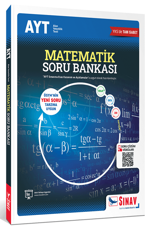 Sınav YKS AYT Matematik Soru Bankası Sınav Yayınları