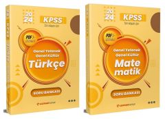 Uzman Kariyer 2024 KPSS Türkçe+Matematik Soru Bankası 2 li Set Uzman Kariyer Yayınları