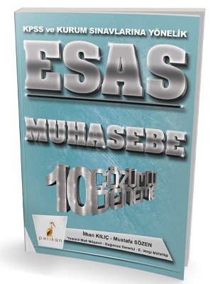Pelikan KPSS A Grubu ESAS Muhasebe 10 Deneme Çözümlü Pelikan Yayınları