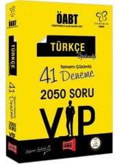 Yargı 2019 ÖABT VIP Türkçe Öğretmenliği 41 Deneme Çözümlü Yargı Yayınları