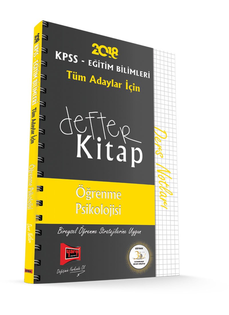 Yargı 2018 KPSS Öğrenme Psikolojisi Defter Kitap Ders Notları Yargı Yayınları