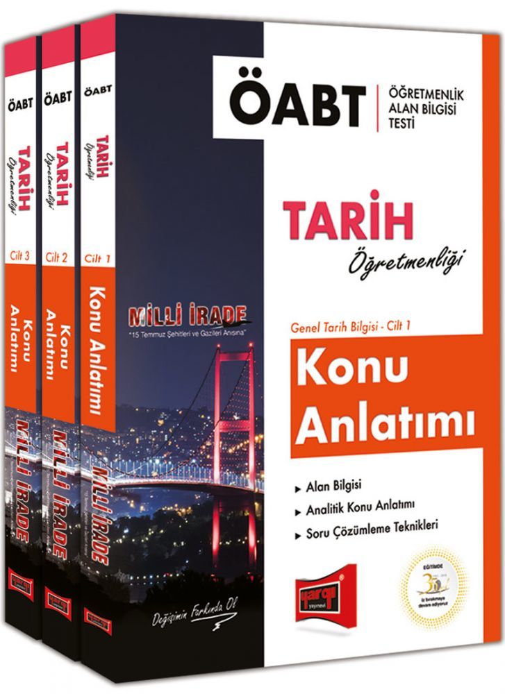 Yargı 2019 ÖABT MİLLİ İRADE Tarih Öğretmenliği Konu Anlatımı Modüler Set Yargı Yayınları