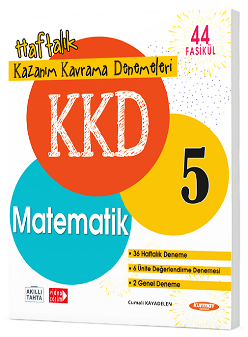 Kurmay ELT 5. Sınıf Matematik KKD Haftalık Kazanım Kavrama Denemeleri Kurmay ELT Yayınları