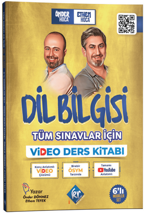 KR Akademi KPSS DGS ALES YKS Dil Bilgisi Video Ders Kitabı Video Çözümlü KR Akademi Yayınları