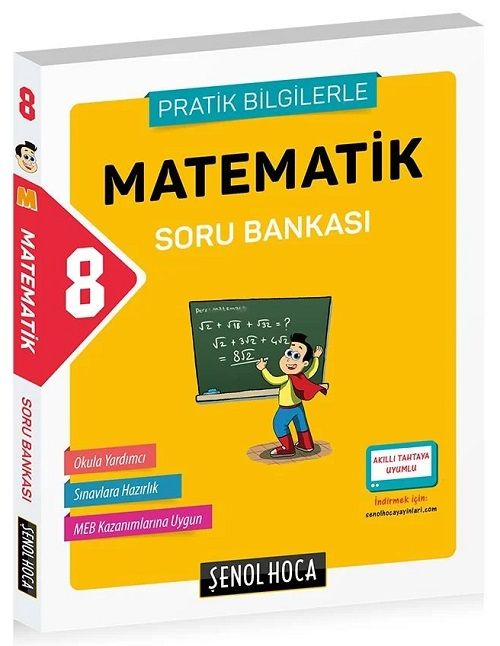 Şenol Hoca 8. Sınıf Matematik Pratik Bilgilerle Soru Bankası Şenol Hoca Yayınları