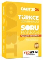 Yediiklim 2024 ÖABT Türkçe Öğretmenliği Soru Bankası Çözümlü Yediiklim Yayınları