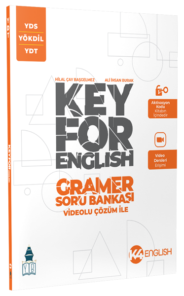 K4 Yayınları YDS YÖKDİL YDT Key For English Gramer Soru Bankası K4 Yayınları