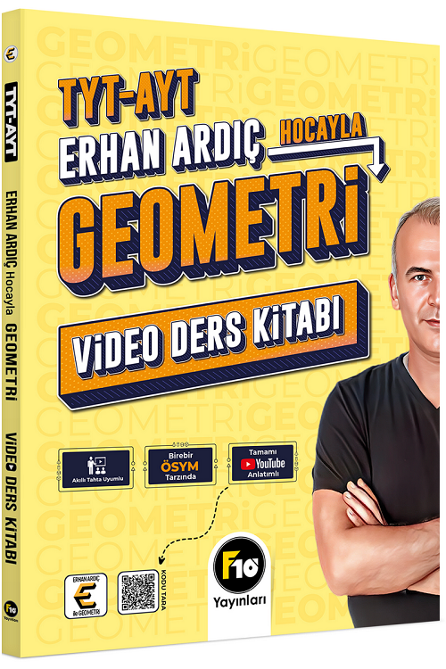 F10 Yayınları YKS TYT AYT Geometri Video Ders Kitabı - Erhan Ardıç F10 Yayınları