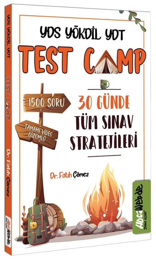 HocaWebde YDS YÖKDİL YDT Test Camp 30 Günde Tüm Sınav Stratejileri - Fatih Çömez HocaWebde Yayınları