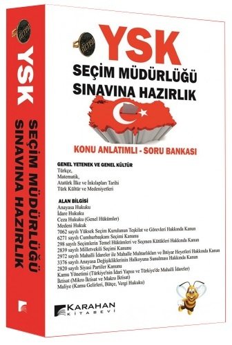 Karahan YSK Seçim Müdürlüğü Sınavı Konu Anlatımlı Soru Bankası Karahan Kitabevi Yayınları