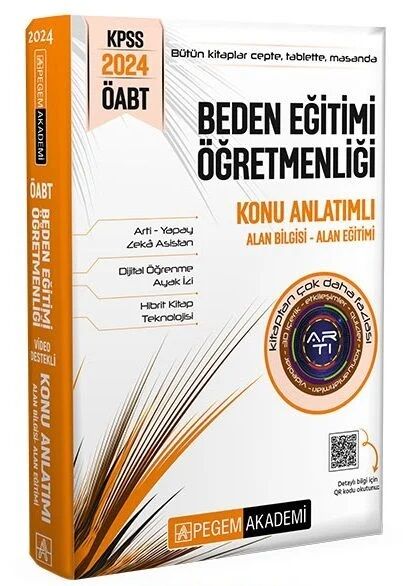 Pegem 2024 ÖABT Beden Eğitimi Öğretmenliği Konu Anlatımlı Pegem Akademi Yayınları