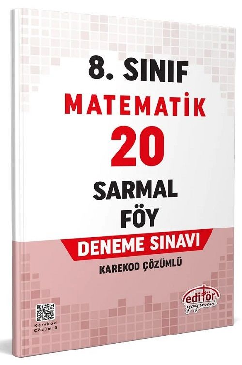 Editör 8. Sınıf Matematik 20 Sarmal Föy Deneme Editör Yayınları