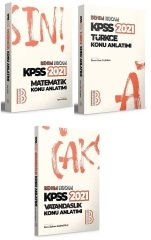 SÜPER FİYAT Benim Hocam 2021 KPSS Matematik+Türkçe+Vatandaşlık Konu 3 lü Set Benim Hocam Yayınları