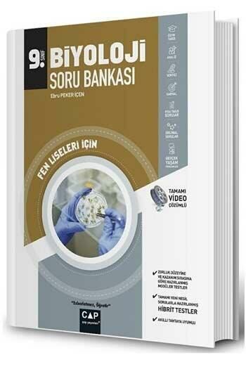 Çap Yayınları 9. Sınıf Biyoloji Soru Bankası Fen Liseleri Video Çözümlü Çap Yayınları