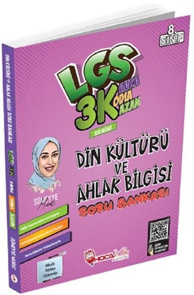 Hoca Kafası 8. Sınıf LGS Din Kültürü ve Ahlak Bilgisi Soru Bankası 3K Serisi Hoca Kafası Yayınları