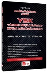 Akfon Kaim Makam YSK Seçim Müdürü Sınavı Konu Anlatımlı Test Soruları Akfon Yayınları
