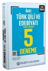 Öğreti 2024 ÖABT Türk Dili ve Edebiyatı Öğretmenliği 5 Deneme Çözümlü Öğreti Akademi