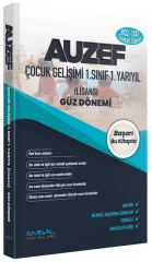 Emsal Açıköğretim AUZEF 1. Sınıf Güz Çocuk Gelişimi Konu Anlatımlı Soru Bankası Emsal Yayınları