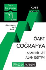 Pegem 2018 ÖABT Coğrafya Konu Anlatımlı Pegem Akademi Yayınları