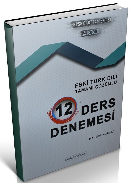 Destek Kariyer ÖABT Türk Dili Edebiyatı Eski Türk Dili 12 Deneme Çözümlü Destek Kariyer Yayınları