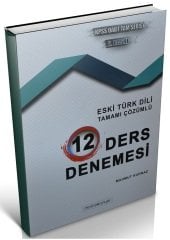 Destek Kariyer ÖABT Türk Dili Edebiyatı Eski Türk Dili 12 Deneme Çözümlü Destek Kariyer Yayınları