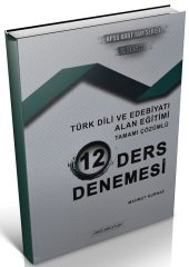 Destek Kariyer ÖABT Türk Dili Edebiyatı Alan Eğitimi 12 Deneme Çözümlü Destek Kariyer Yayınları