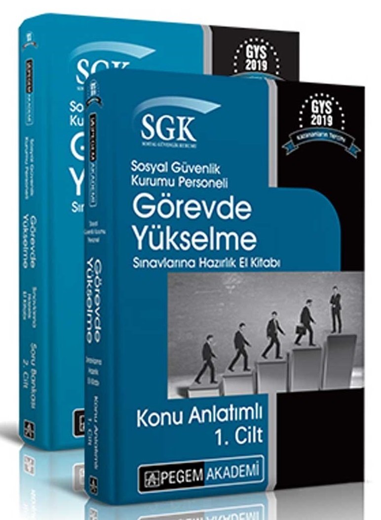 Pegem 2019 GYS SGK Sosyal Güvenlik Kurumu Konu Anlatımlı Soru Bankası 2 Cilt Set Pegem Akademi Yayınları