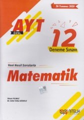 Nitelik YKS AYT Matematik 12 Deneme Nitelik Yayınları