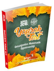 SÜPER FİYAT İhtiyaç ÖABT Lise Matematik Öğretmenliği Yaprak Test İhtiyaç Yayıncılık