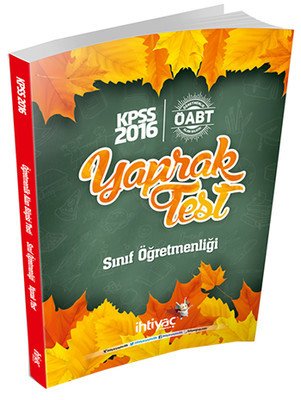 SÜPER FİYAT İhtiyaç ÖABT Sınıf Öğretmenliği Yaprak Test İhtiyaç Yayıncılık