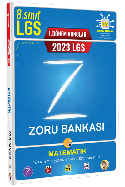 Tonguç 2023 8. Sınıf LGS 1. Dönem Matematik Zoru Bankası Tonguç Akademi