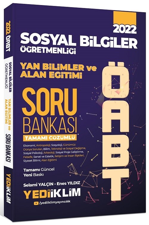 Yediiklim 2022 ÖABT Sosyal Bilgiler Yan Bilimler ve Alan Eğitimi Soru Bankası Çözümlü Yediiklim Yayınları