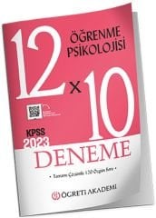 SÜPER FİYAT Öğreti 2023 KPSS Eğitim Bilimleri Öğrenme Psikolojisi 12x10 Deneme Çözümlü Öğreti Akademi