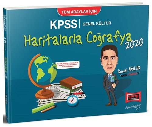 Yargı 2020 KPSS Haritalarla Coğrafya - Kemal Arslan Yargı Yayınları