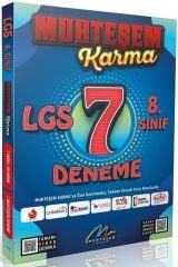 Muhteşem Karma 2024 8. Sınıf LGS 7 Farklı Yayın 7 Karma Deneme Muhteşem Yayınları
