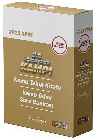 Hangi KPSS 2023 KPSS 24 Günde Tarih Kampı + Soru 2 li Set - Sinan Doğan Hangi KPSS Yayınları