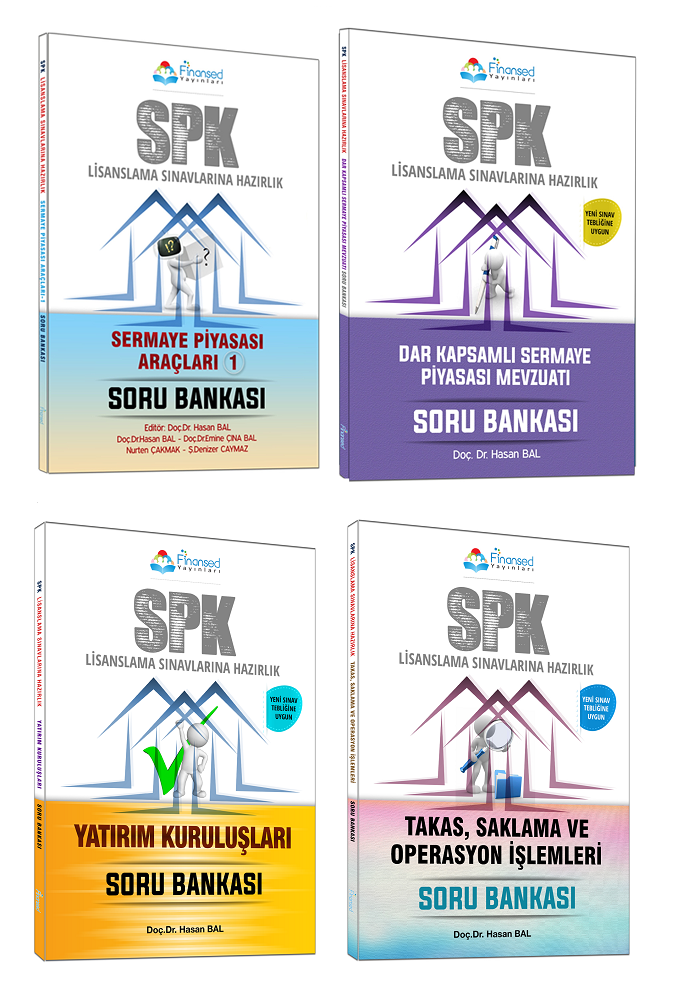 Finansed SPK Düzey-1 Soru Bankası 4 lü Set Finansed Yayınları