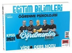 Yargı 2024 KPSS Eğitim Bilimleri Öğretmenler Ekibi Öğrenme Psikolojisi Video Ders Notu - Ömer Ekici Yargı Yayınları