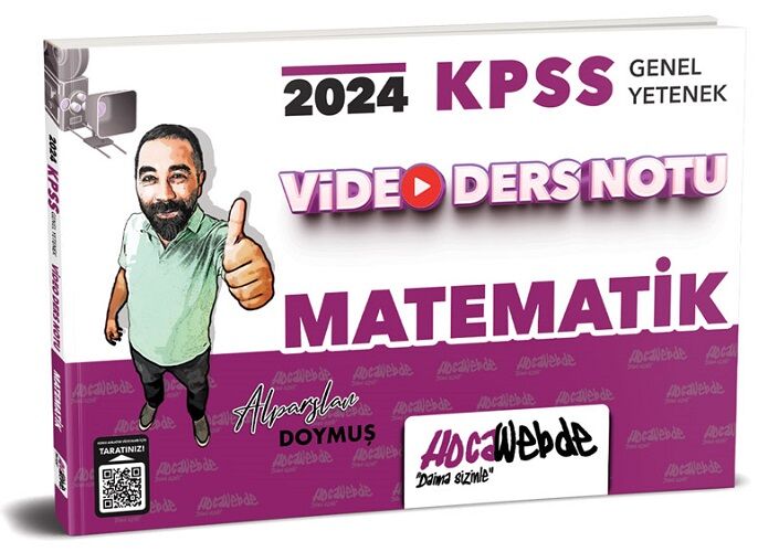 HocaWebde 2024 KPSS Matematik Video Ders Notu - Alparslan Doymuş HocaWebde Yayınları