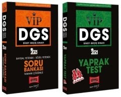 SÜPER FİYAT Yargı 2021 DGS VIP Soru + Yaprak Test 2 li Set Yargı Yayınları