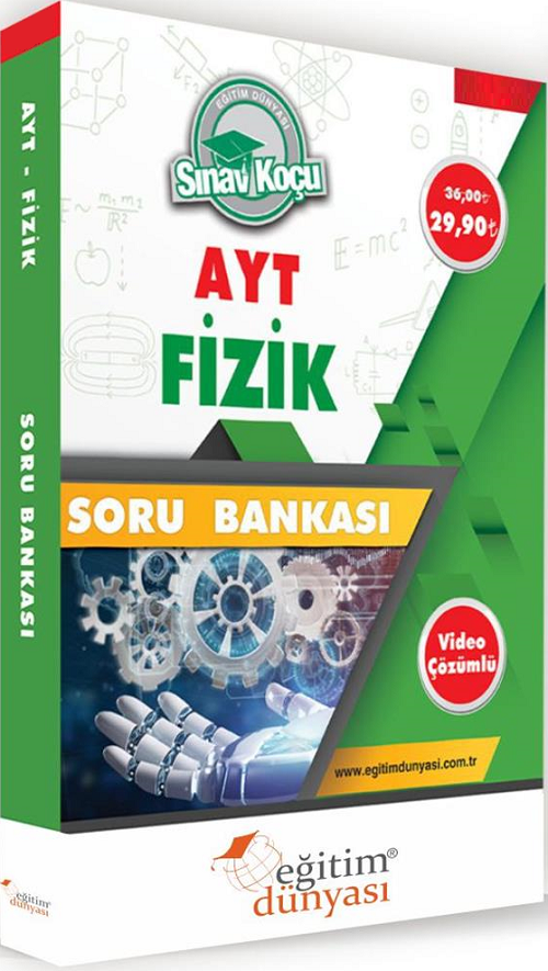 SÜPER FİYAT Eğitim Dünyası YKS AYT Fizik Sınav Koçu Soru Bankası Video Çözümlü Eğitim Dünyası Yayınları