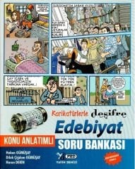 Yayın Denizi PRO YKS AYT Edebiyat Karikatürlerle Deşifre Konu Anlatımlı Soru Bankası Yayın Denizi Yayınları