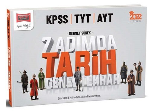 Yargı 2022 KPSS TYT AYT 7 Adımda Tarih Genel Tekrar - Mehmet Sürek Yargı Yayınları