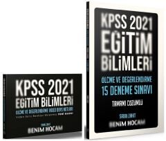 SÜPER FİYAT Benim Hocam 2021 KPSS Eğitim Bilimleri Ölçme Değerlendirme Video Ders Notları + 15 Deneme 2 li Set - Sabri Zahit Benim Hocam Yayınları