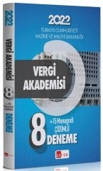 Akfon 2022 Hazine ve Maliye Bakanlığı Vergi Akademisi Gelir Uzmanlığı 8 Deneme Çözümlü Akfon Yayınları