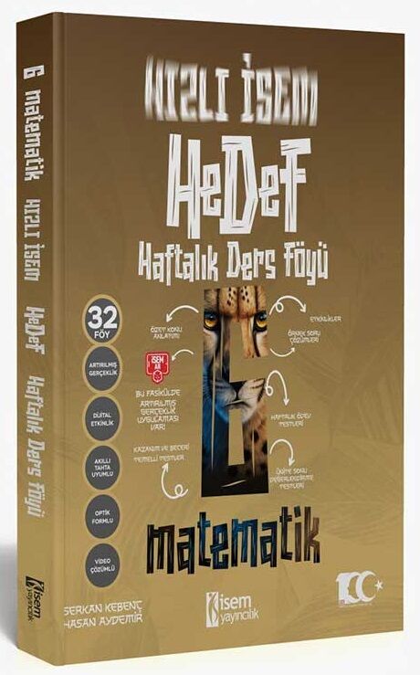 İsem 6. Sınıf Hızlı İsem Matematik Hedef Haftalık Ders Föyü İsem Yayıncılık