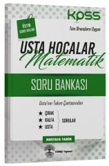 Künçe KPSS Matematik Usta Hocalar Soru Bankası - Mustafa Tarim Künçe Yayınevi